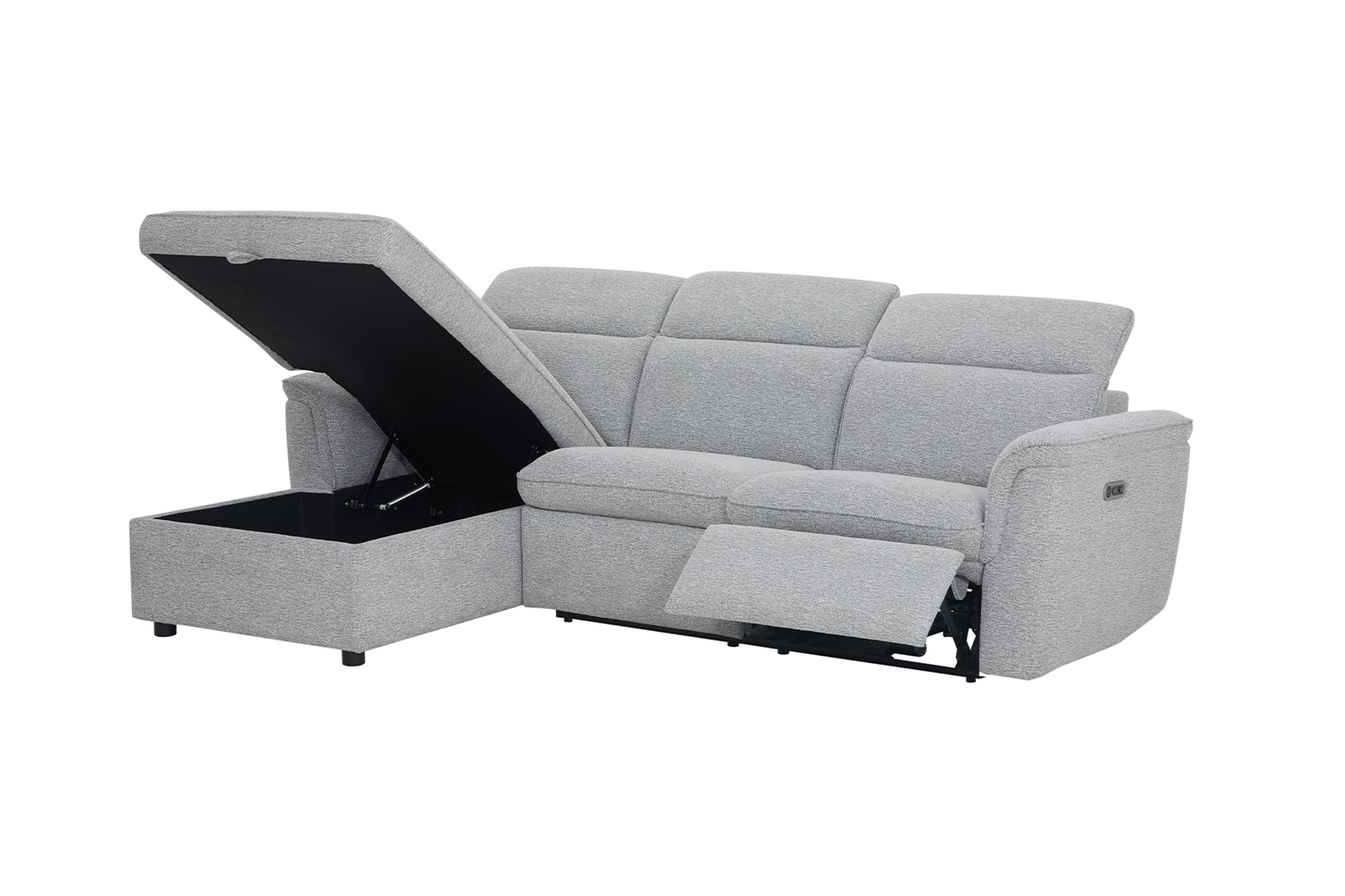 storage reclining sofa